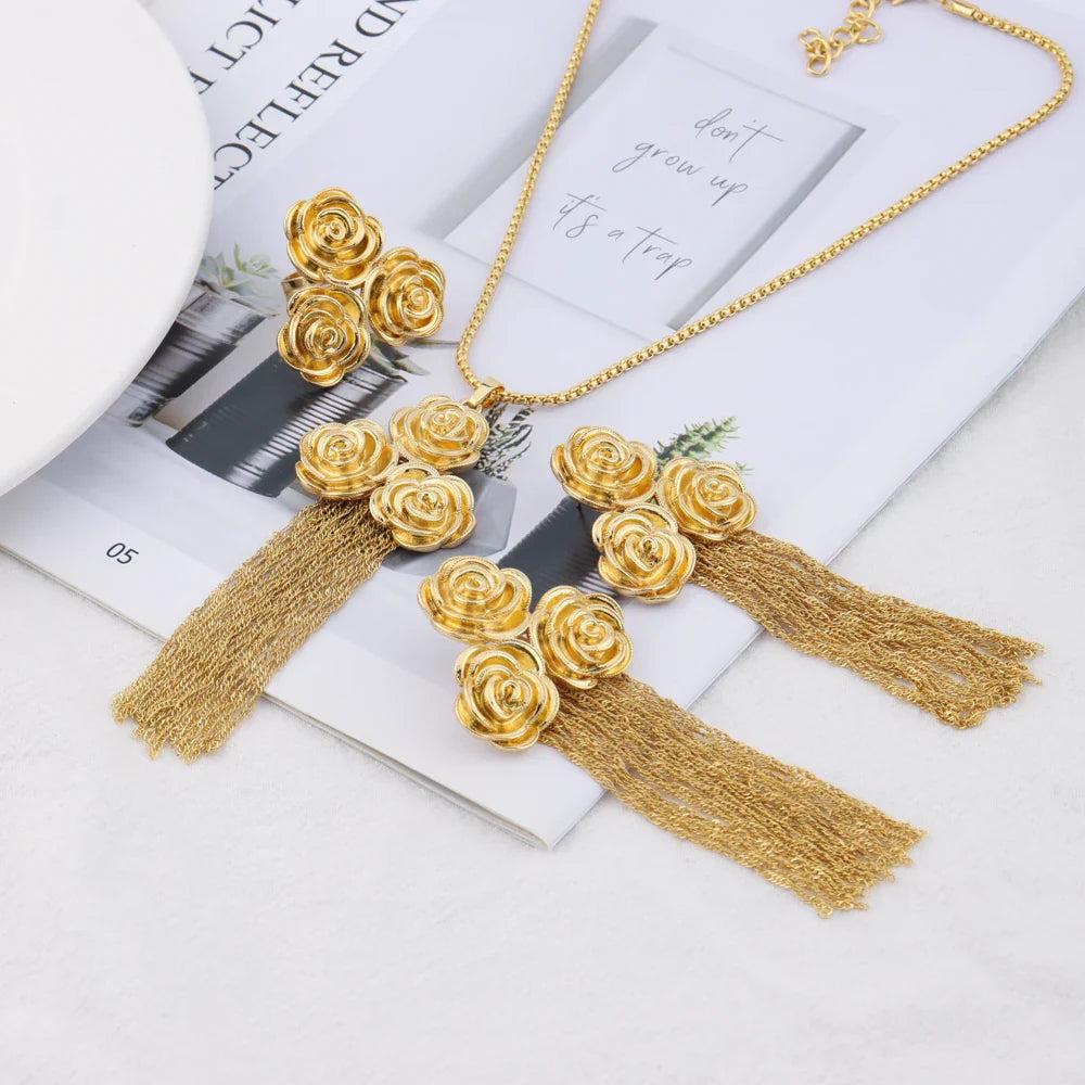 Pendientes Yueming, accesorio de joyería africano noble de lujo, delicado para fiesta