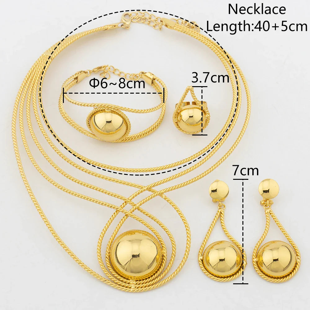 Yueming Wedding Day Jewelry Set