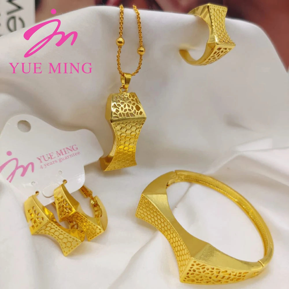 Yueming Fashion Wedding Jewelry Magnificent Set