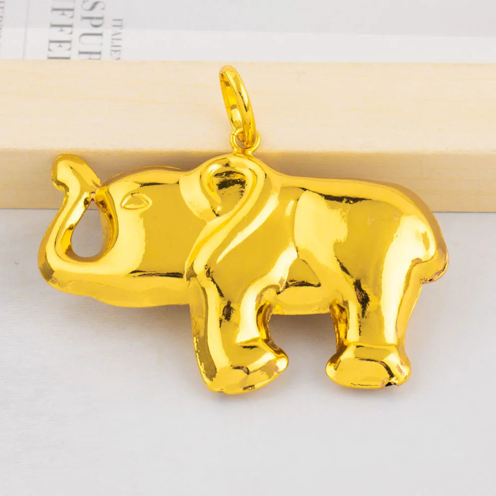 YM Retro Pendant Series of Elephant Ethiopia Women Men Punk Necklace Pendant DIY Jewelry Gift for Mother's Day Party Dating
