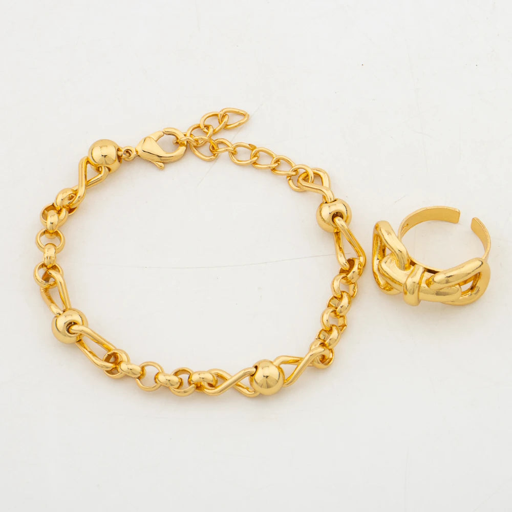 Yueming Copper Luxury Party Jewelry Set