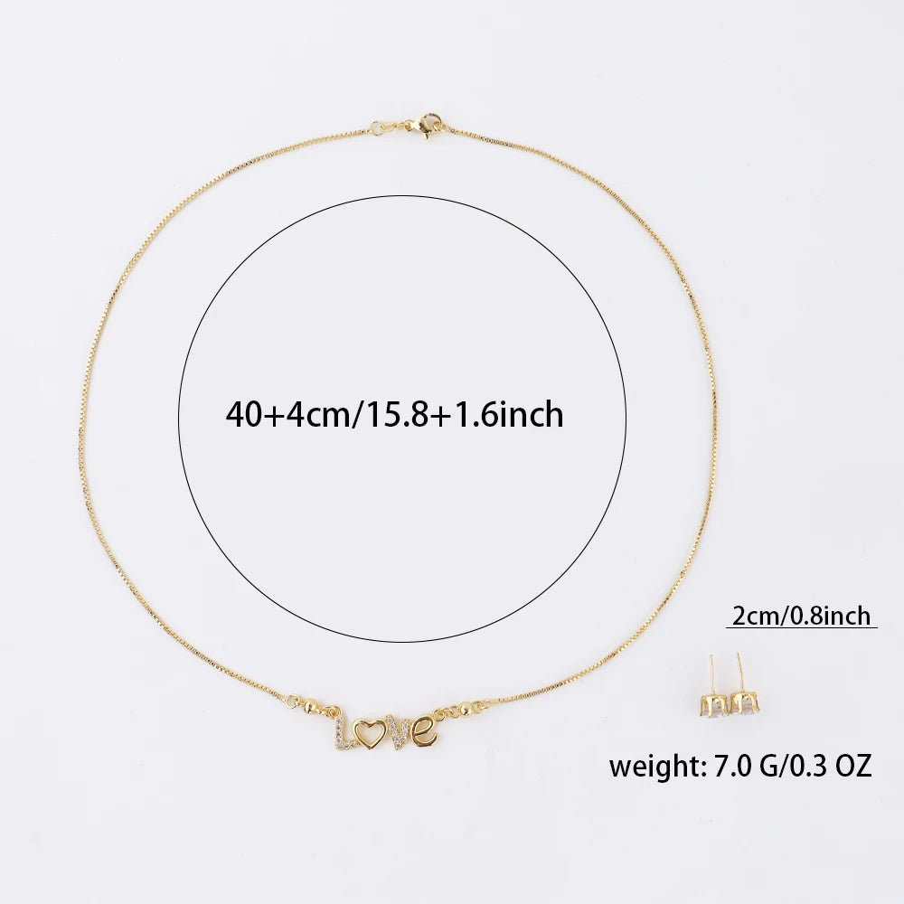 Delicate Brilliant Zirconia Earrings Necklace for Women France Italy Charm Bridal Wedding Jewelry Set Stage Wearing Accessories