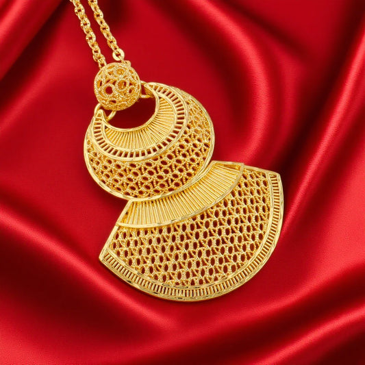 Luxury 18k Gold Plated Jewelry Set for Women Wedding Italian Jewellery Sets Bride Earrings Necklace Rings African Gift