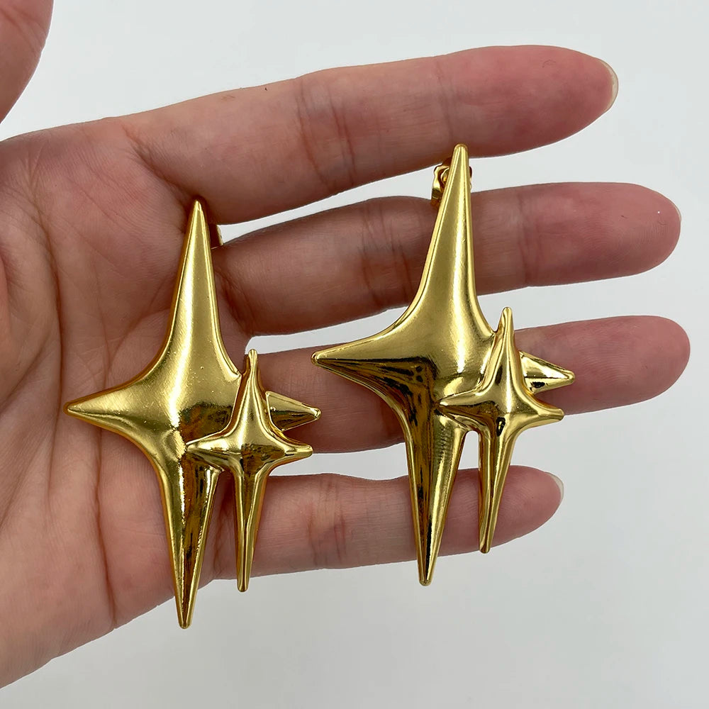 New Creative Star Earrings Fashion Tremella Earrings Gifts For Women Holiday Jewelry Cute Round Earrings Birthday Party Gifts