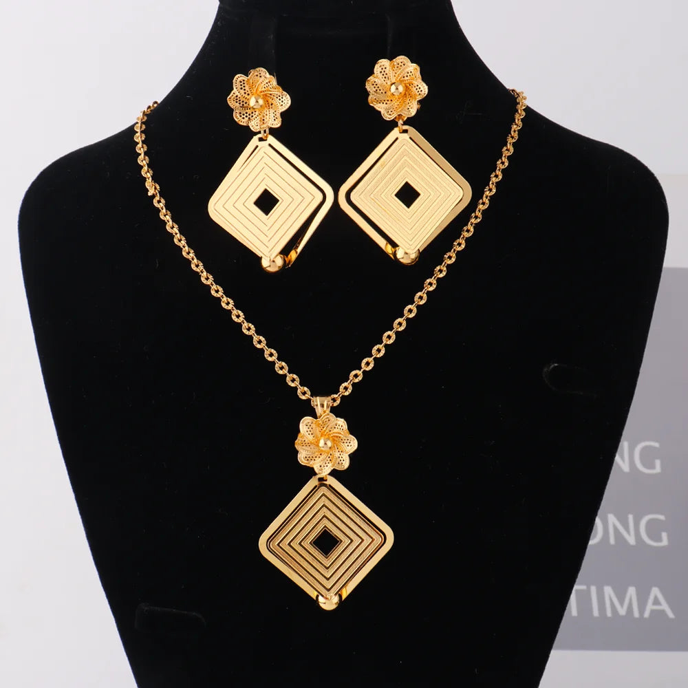 Fashion Gold Color Stainless Steel Necklace Lucky gourd Pendant  for Women Waterproof Choker Jewelry Trendy Gifts