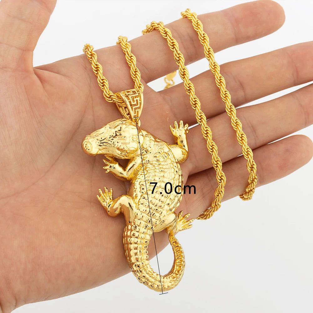 Dubai Gold Color Pendant  Hip Hop Personality style for Men Women Minimalist Jewelry Party Jewelry Birthday Gifts