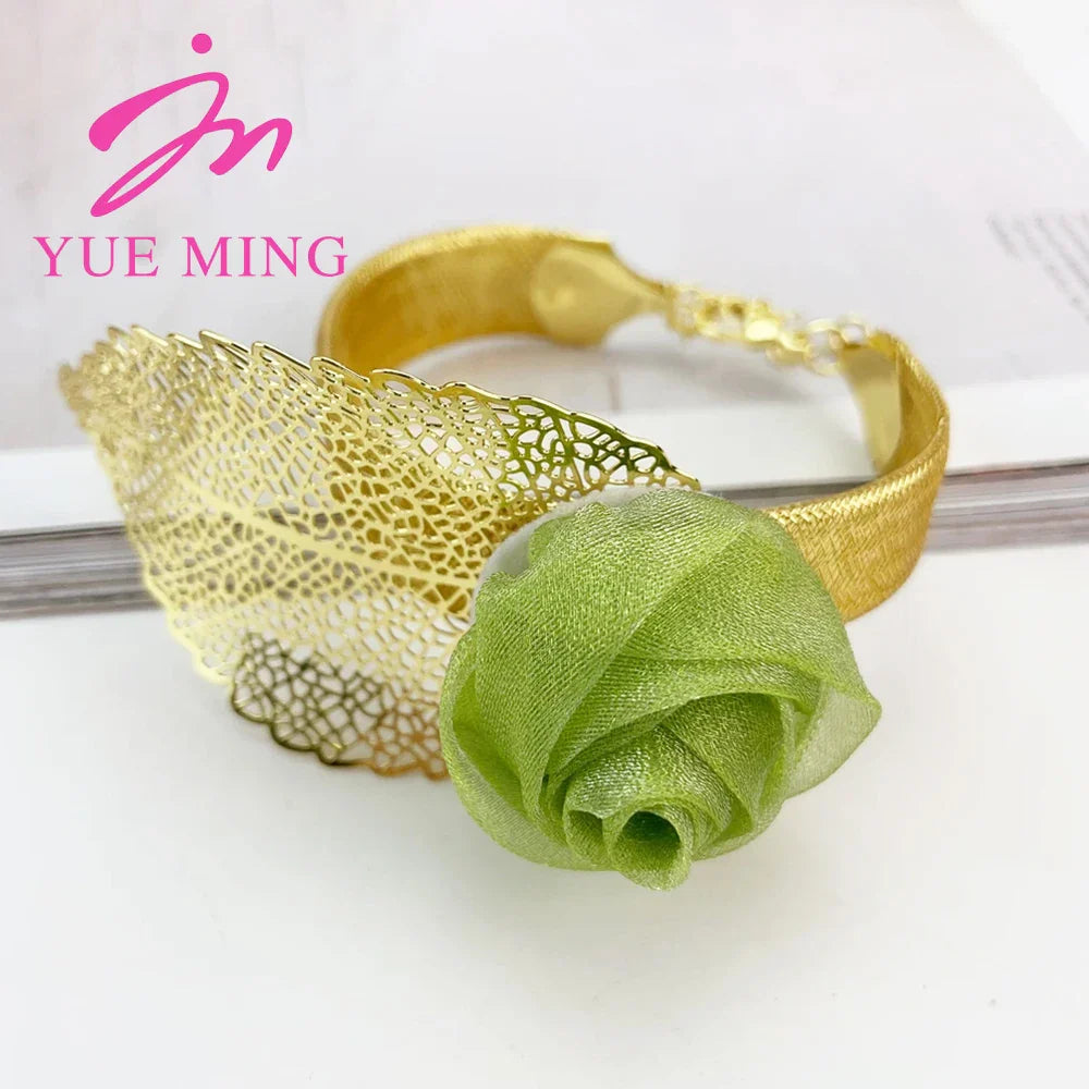 Conjunto de joyas de flores de moda Yueming
