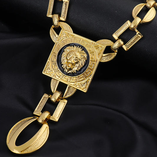 Hot Sale Fashion Ladies Jewelry Set for Women Simple Fashion Jewelry Accessories Face Design Large Square Ring Luxury Gift