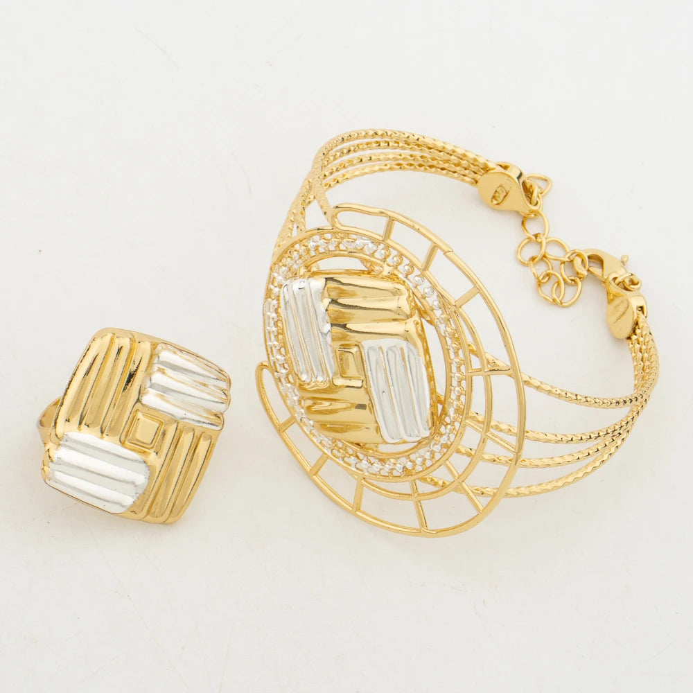 Yueming Wedding Jewelry Handcrafted Set