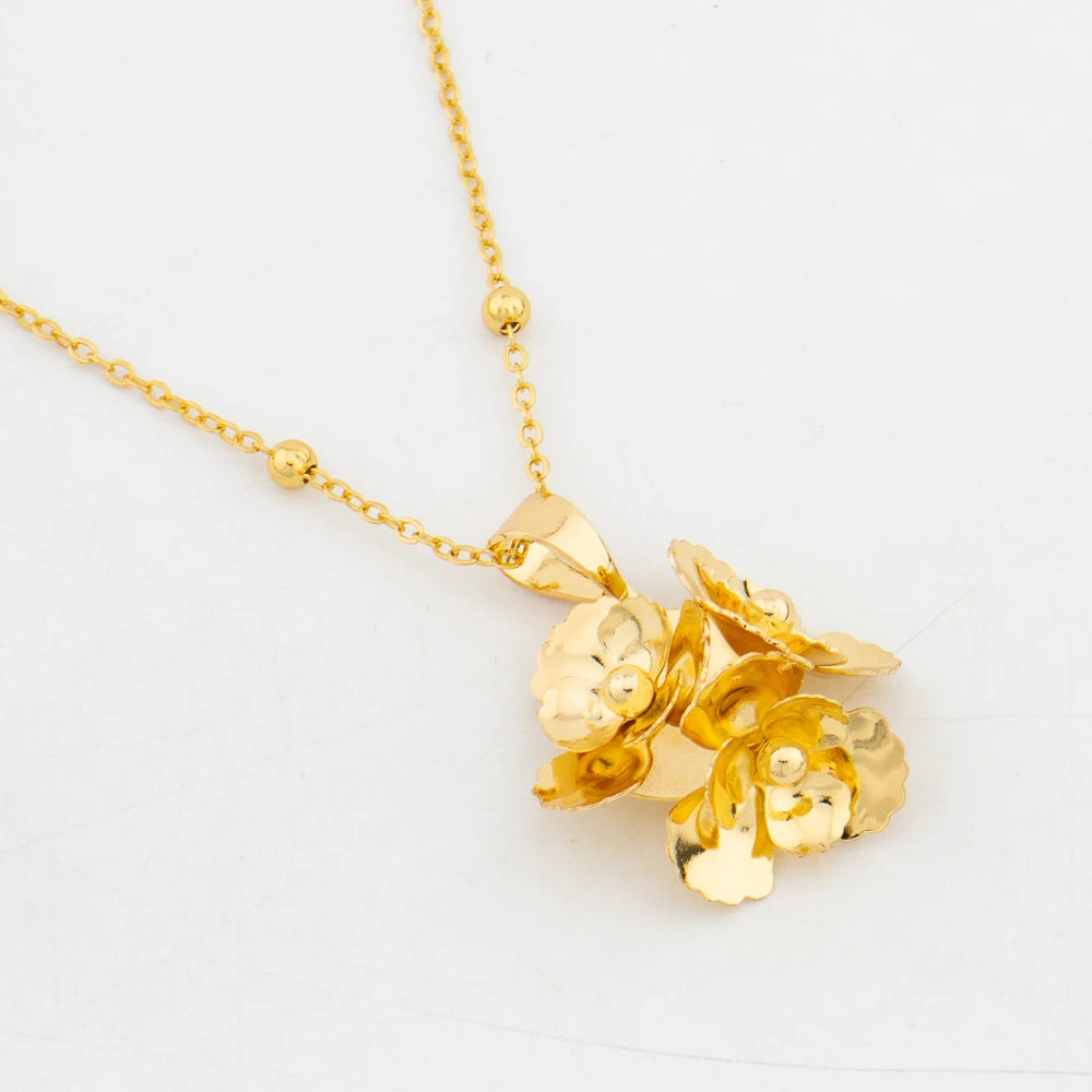 Yueming Premium Flower Jewelry Set