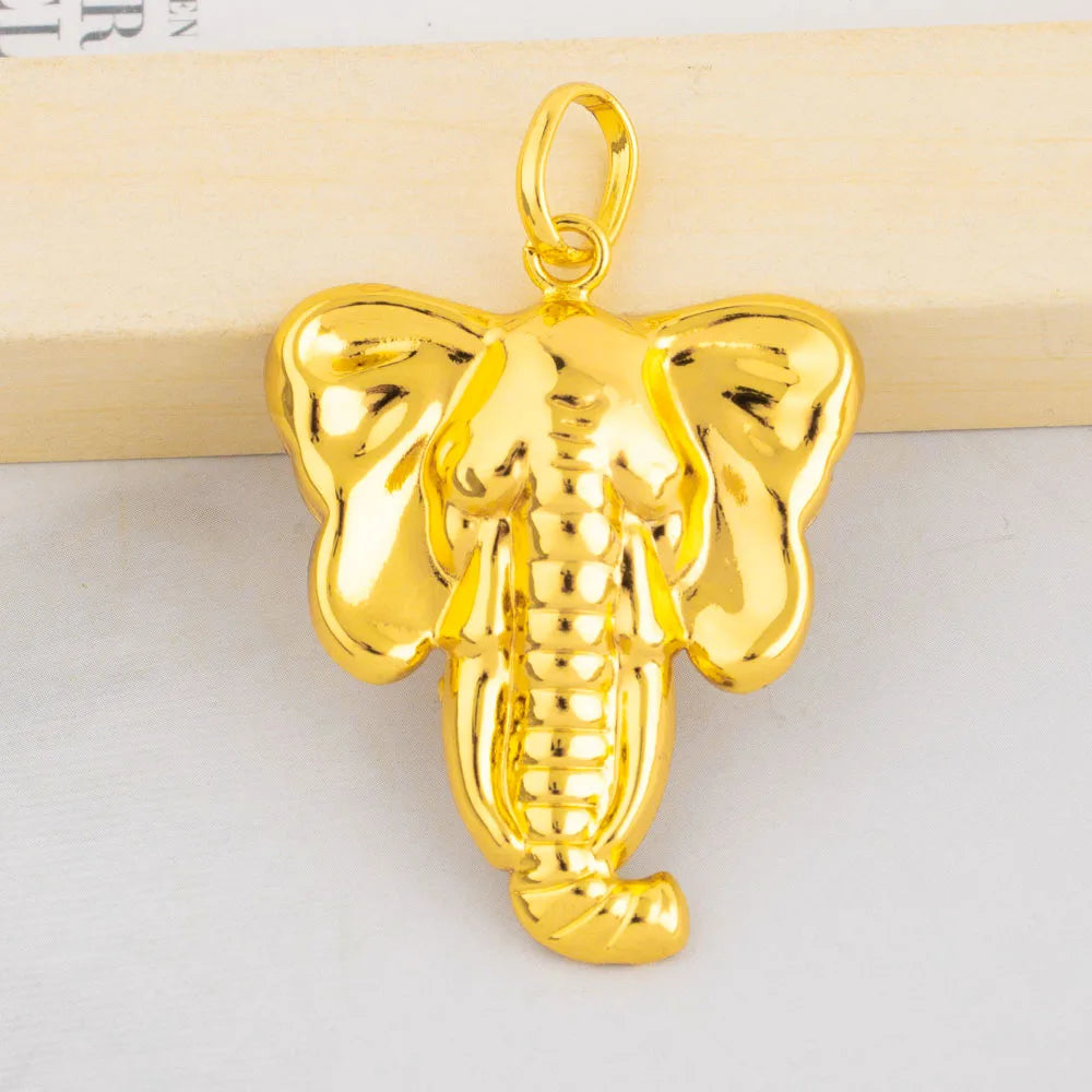 YM Vintage Pendant Series of Elephant Nigeria Women Men Punk Necklace Pendant DIY Jewelry Gift for Mother's Day Party Dating