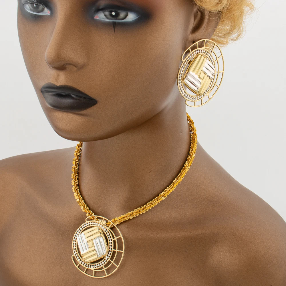 Yueming Wedding Jewelry Handcrafted Set