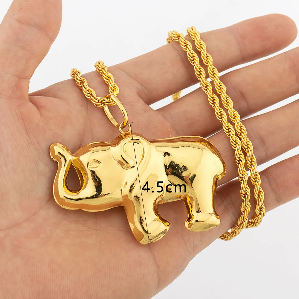 Dubai Gold Color Pendant  Hip Hop Personality style for Men Women Minimalist Jewelry Party Jewelry Birthday Gifts