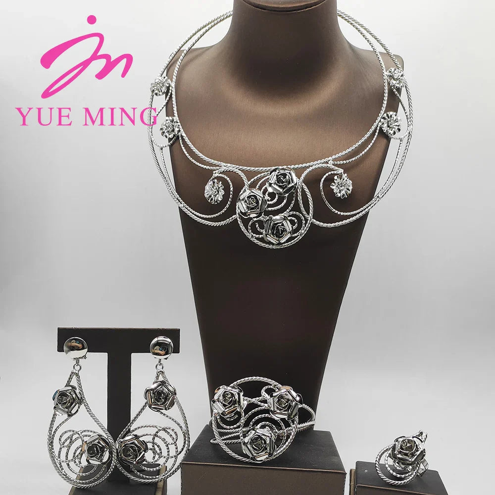 Yueming Luxury Wedding Jewelry Unique Set