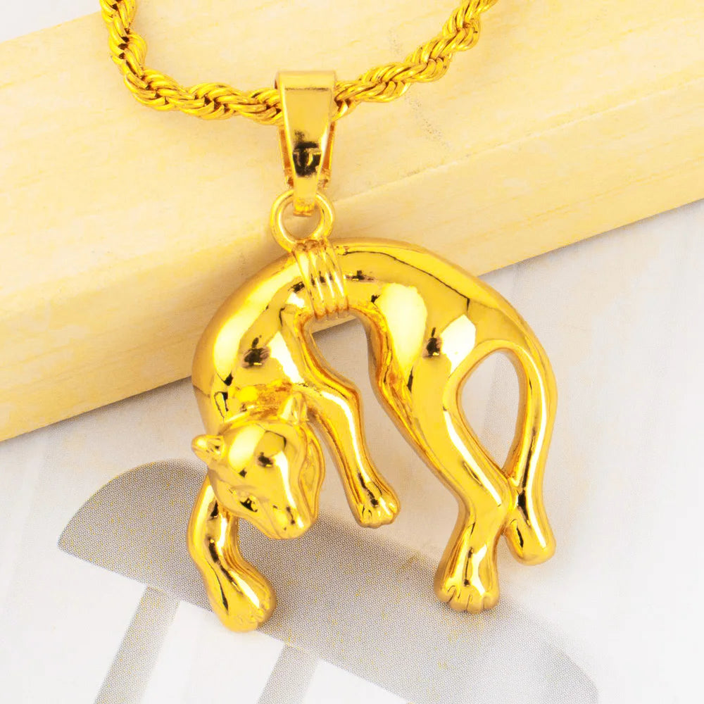 YM Fashion Pendant Series of Leopard Dubai Hip Hop Women Men Popular Necklace Pendant Luxury Jewelry Gift for Mother's Day Party