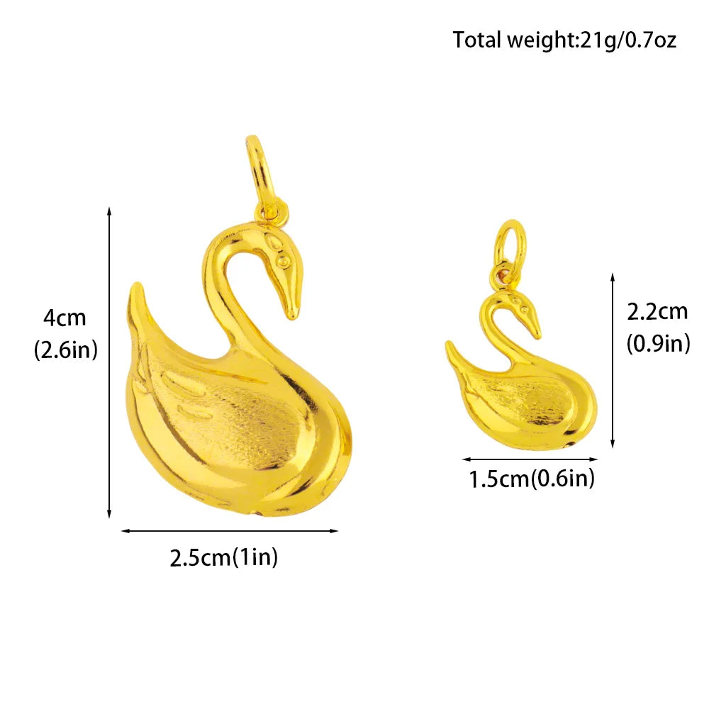 YM Punk Pendant Series of Swan France Women Men Fashion Necklace Pendant DIY Jewelry Making Gift for Mother's Day Party Wedding