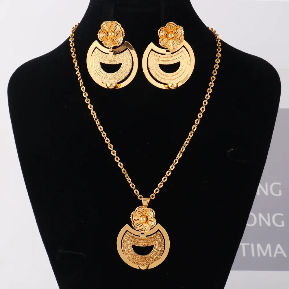 Fashion Gold Color Stainless Steel Necklace Lucky gourd Pendant  for Women Waterproof Choker Jewelry Trendy Gifts