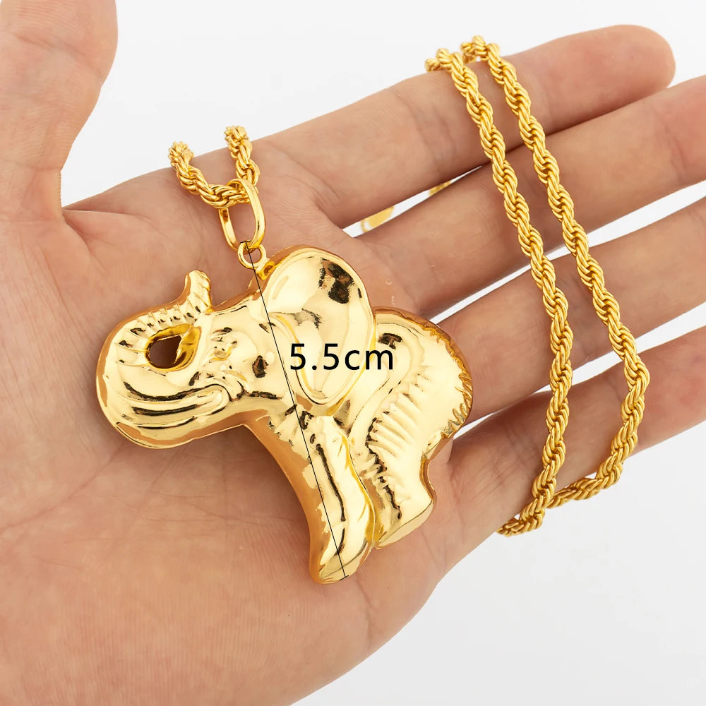 Dubai Gold Color Pendant  Hip Hop Personality style for Men Women Minimalist Jewelry Party Jewelry Birthday Gifts