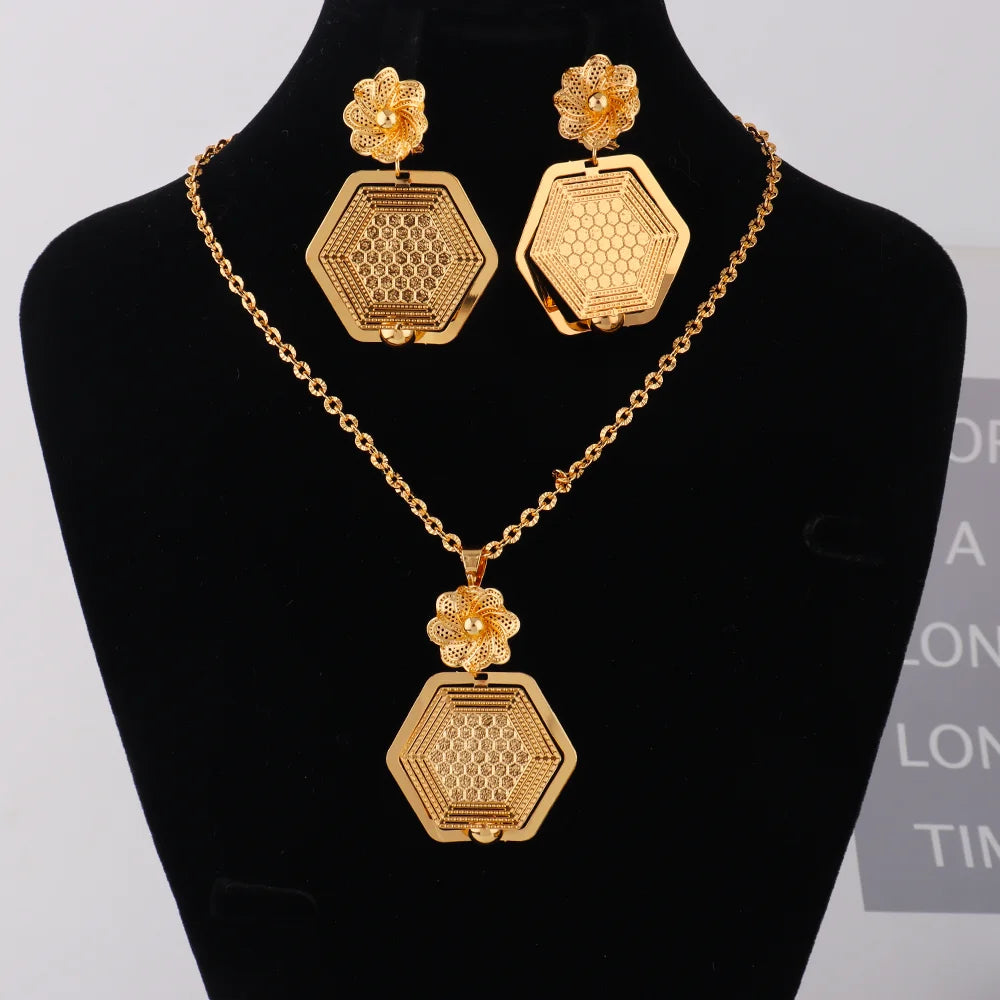 Fashion Gold Color Stainless Steel Necklace Lucky gourd Pendant  for Women Waterproof Choker Jewelry Trendy Gifts