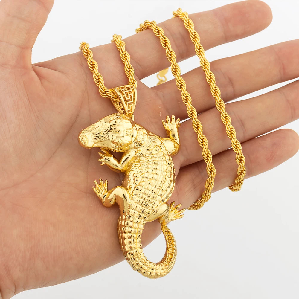 Dubai Gold Color Pendant  Hip Hop Personality style for Men Women Minimalist Jewelry Party Jewelry Birthday Gifts