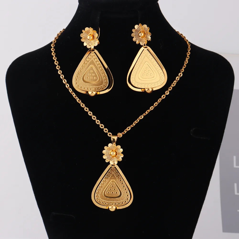 Fashion Gold Color Stainless Steel Necklace Lucky gourd Pendant  for Women Waterproof Choker Jewelry Trendy Gifts