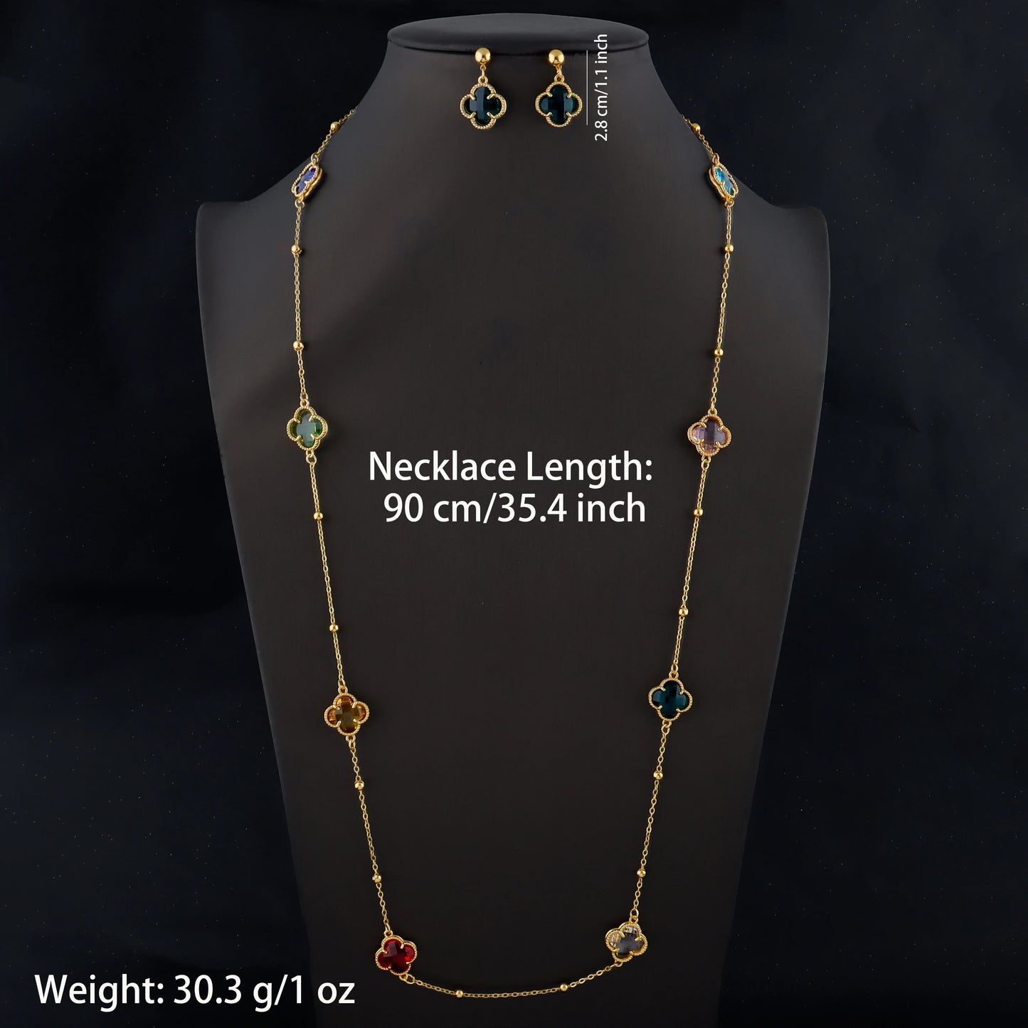 Retro Waterproof Ocean Star Pendant Necklace & Earrings Set for Women, High-Quality Summer Jewelry Gift