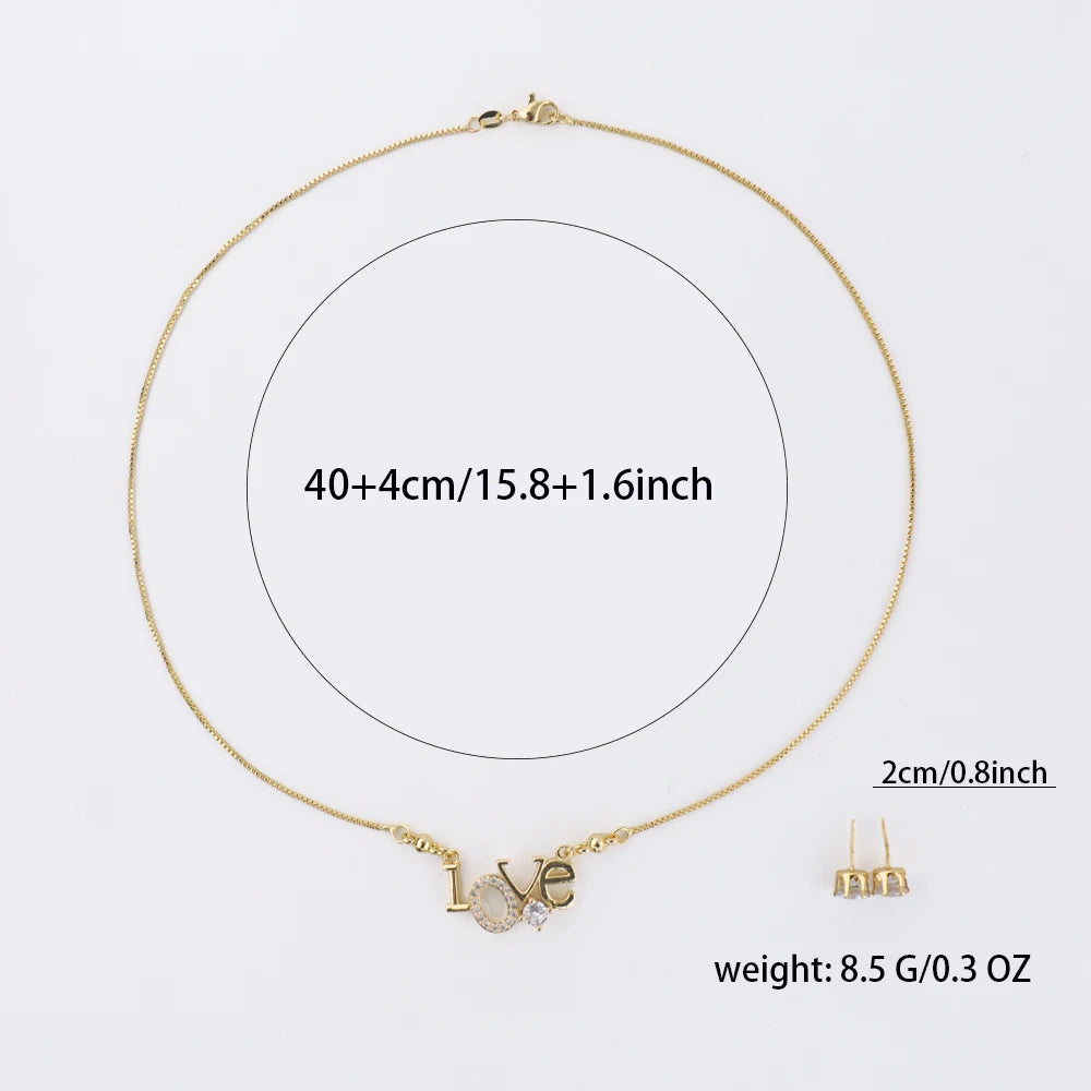 Delicate Brilliant Zirconia Earrings Necklace for Women France Italy Charm Bridal Wedding Jewelry Set Stage Wearing Accessories
