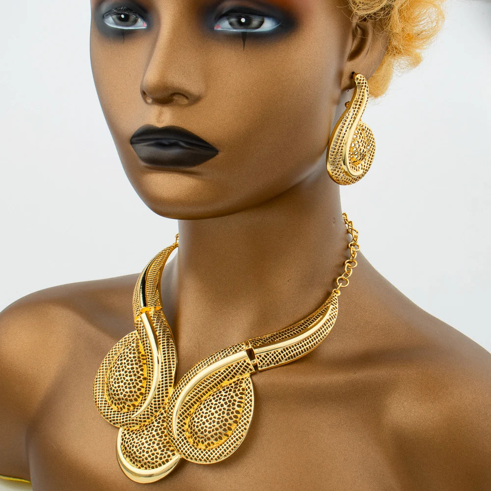 Yueming Chic Bridal Jewelry Set