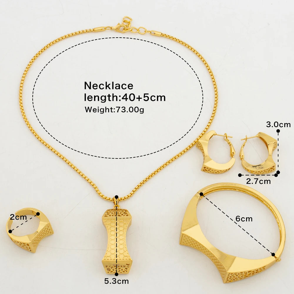 Yueming Fashion Wedding Jewelry Magnificent Set