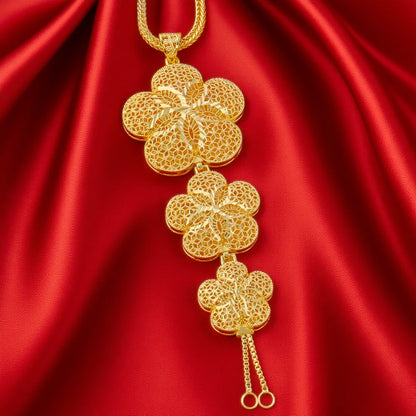 Brazilian 24K Gold Color Jewelry Sets Dubai Luxury Necklace Earrings For Nigerian Indian Bridal Set Party Gifts Accessories