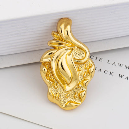 Gold Plated Bangle and Ring Set Fashion Romantic Rose Design Hollow Bracelet 18k Gold Color Jewelry Accessorie for Weddings