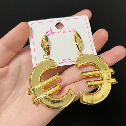 Fashion Jewelry Sets for Women Gold Color Statement Necklace Earrings And Pendant Set Wedding Party Gift Trendy Accessory