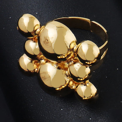 France Luxury Flower Jewelry Set For Women Dubai Gold Color Bridal Wedding Necklace Earrings Bracelet Ring Set Costume Jewelry