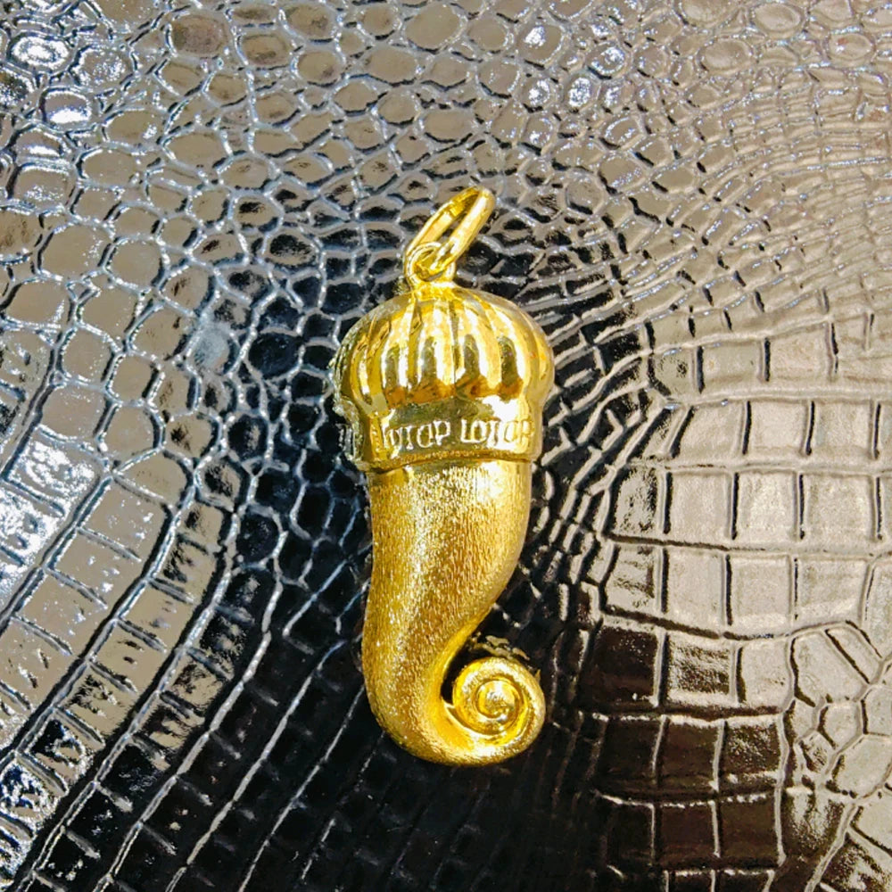Color Hip Hop Personality Pendant: Crocodile Mermaid Lucky Bag Shape for Women Men, Trend Copper Jewelry Earrings Gift