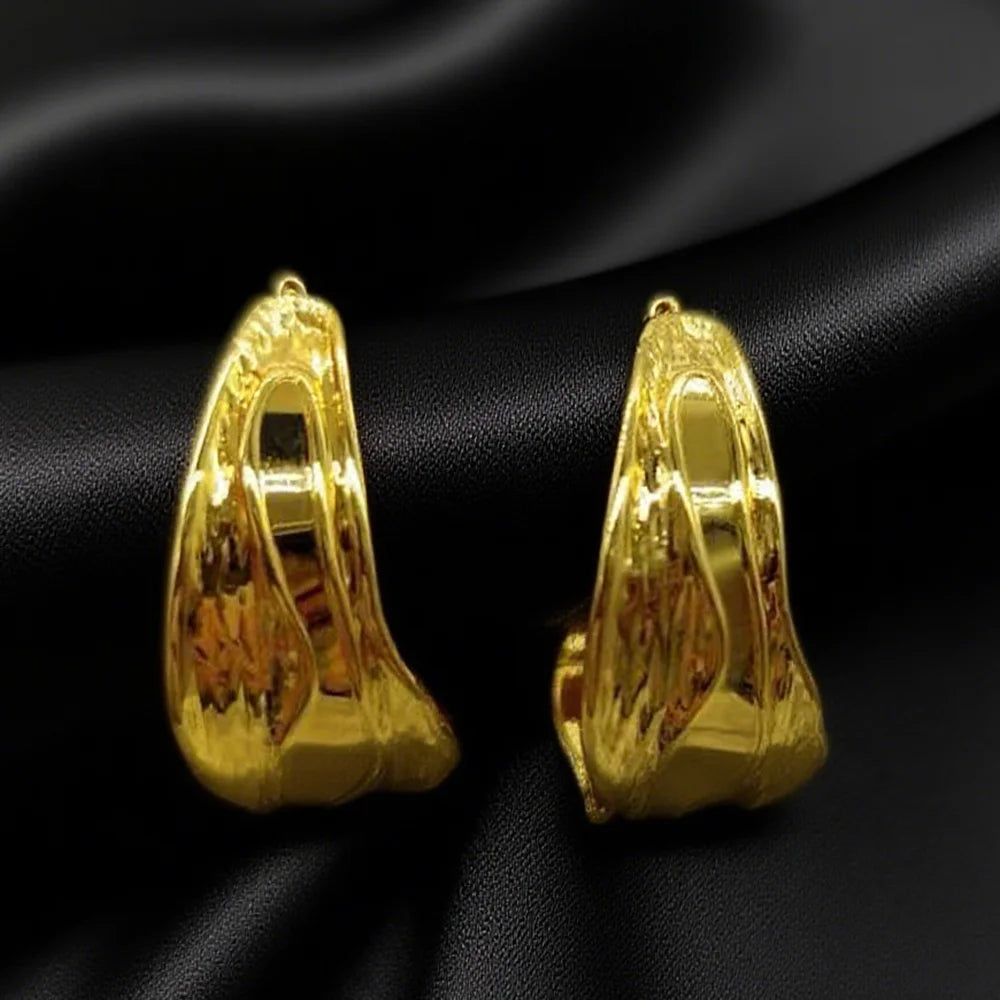 Minimalist Stainless Steel 18K gold plated Earrings Daily Waterproof Jewelry for women Fashion Party Wedding Jewelry Gifts