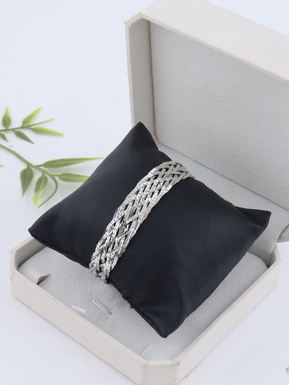 YM 10mm woven hollow chain necklace & bracelet set, 40cm gold-tone plated, Dubai Africa luxury punk women jewelry gift