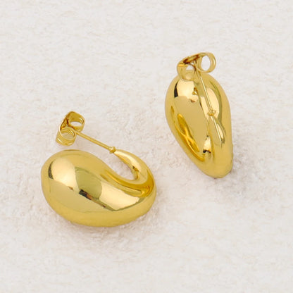 Fashionable Gold Plated Necklace And Earrings Set for Women Charms Jewelry for Women Simple Elegant Jewelry Party Wedding Gift