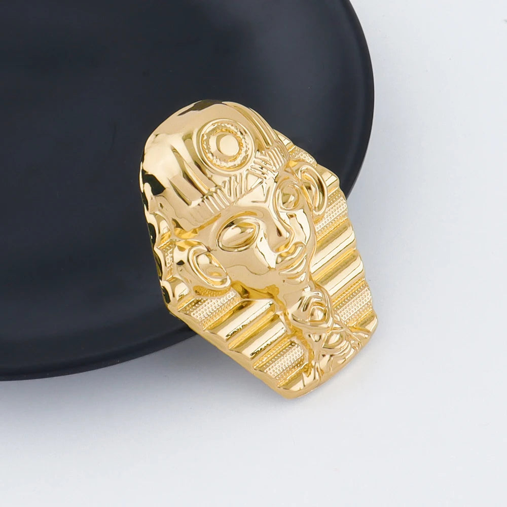 plated jewelry accessories italian hot selling wedding party Egyptian Pharaoh earrings bracelet ring earrings necklace
