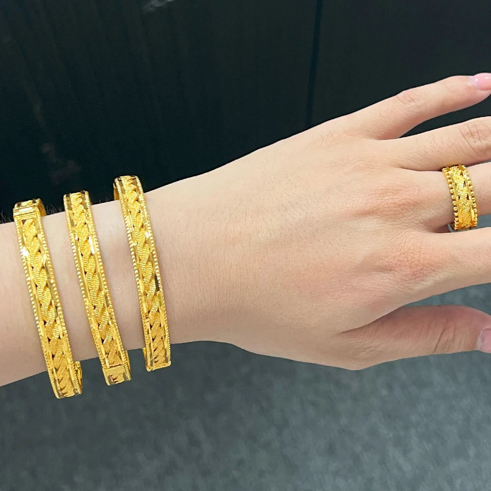 Fashion 18K Gold Plated bohemian bracelet color dubai bracelet For Women Party & Wedding Jewelry Gift free shipping