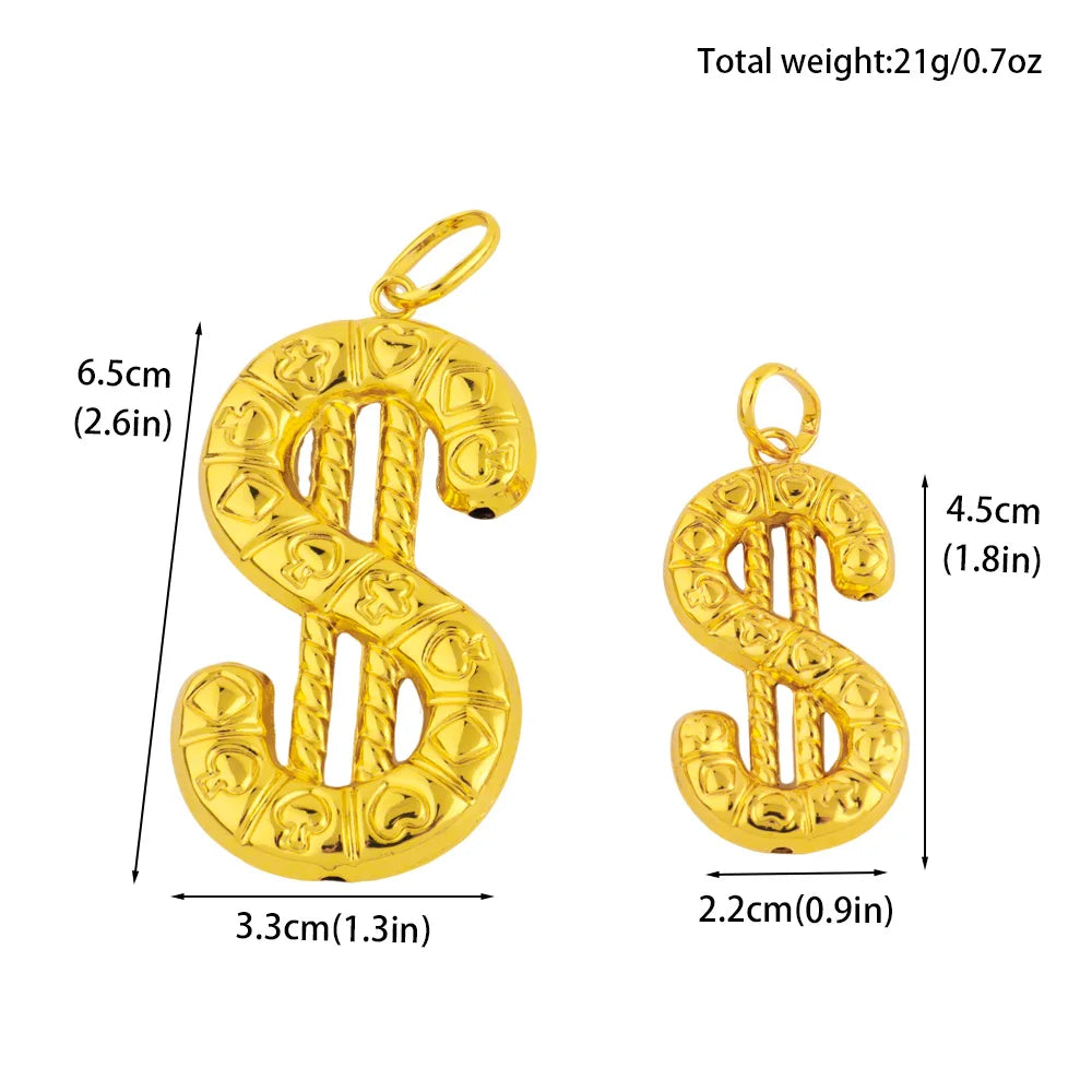 Gold Color Fashion Lion Water droplet Shape Pendant for Necklaces Copper Gold Plated Jewelry Accessories Wholesale