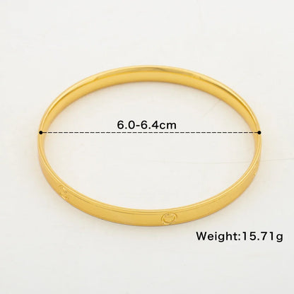 3pcs/lot Bangle Set Elegant Weddings Hand Bracelet African 18k Gold Color Bangles for Women Dubai Copper Closed Bracelet Gifts