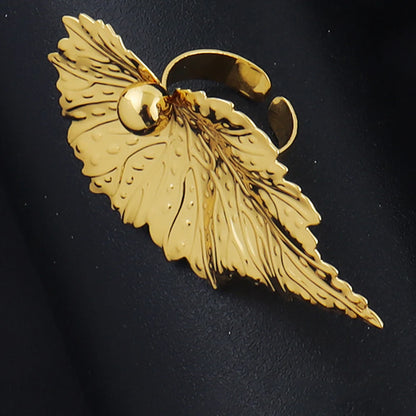 Dubai Women Jewelry Set Leaf Earrings Thick Collar Necklace Bangle Ring Cuba Gold Color Jewelry Gift For Wedding  Accessory