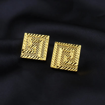 Dubai 18K Gold Color Boutique Jewelry Set Eastern Luxury Jewelry For Men And Women Daily Wear Wedding Anniversary Jewelry Gift