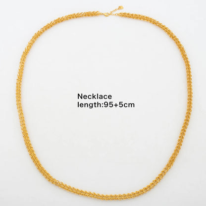 African Dubai Necklace & Jewelry Sets for Bridal Wedding Gift, Statement Jewelry for Women, Elegant Jewellery Woman Accessories,