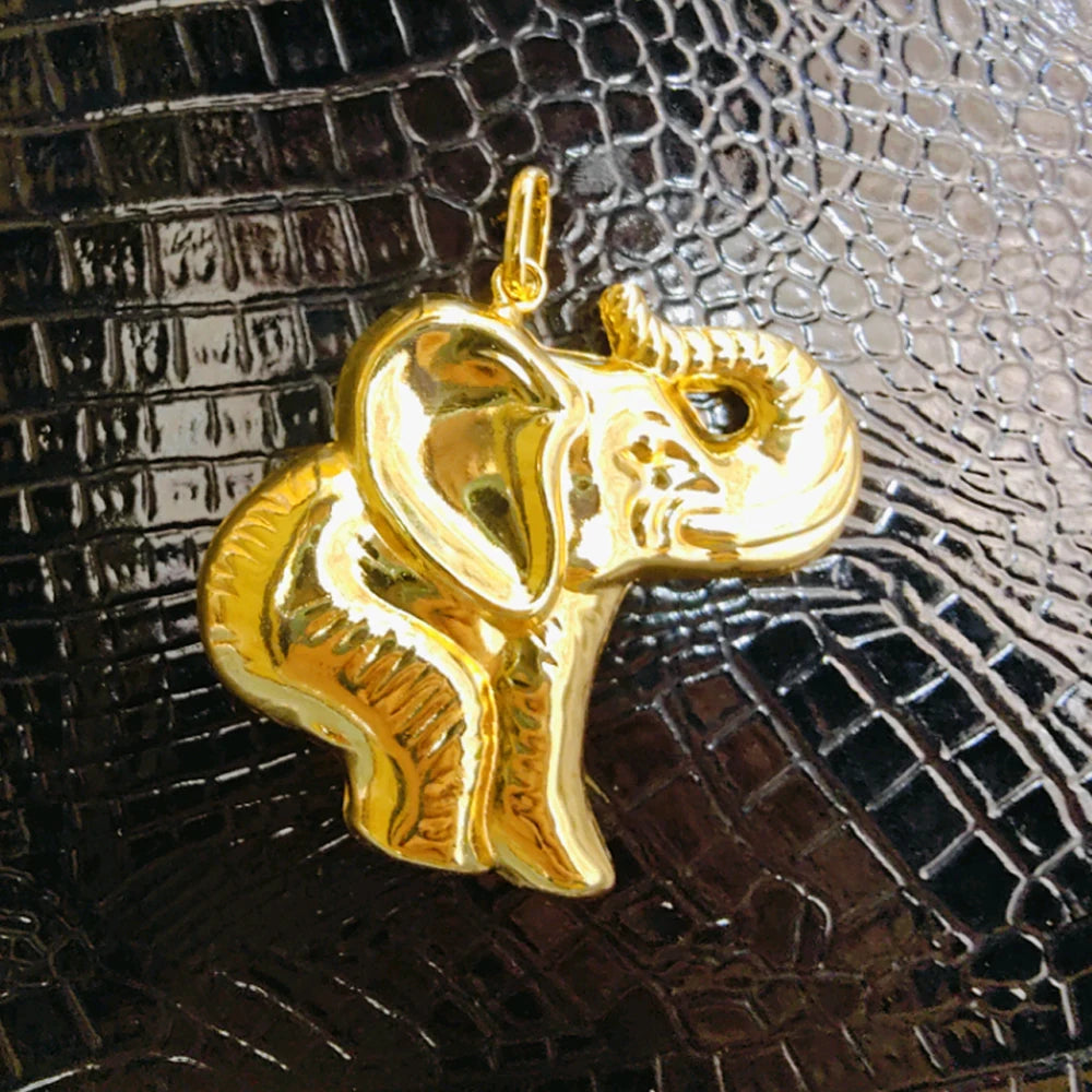 Color Hip Hop Personality Pendant: Crocodile Mermaid Lucky Bag Shape for Women Men, Trend Copper Jewelry Earrings Gift