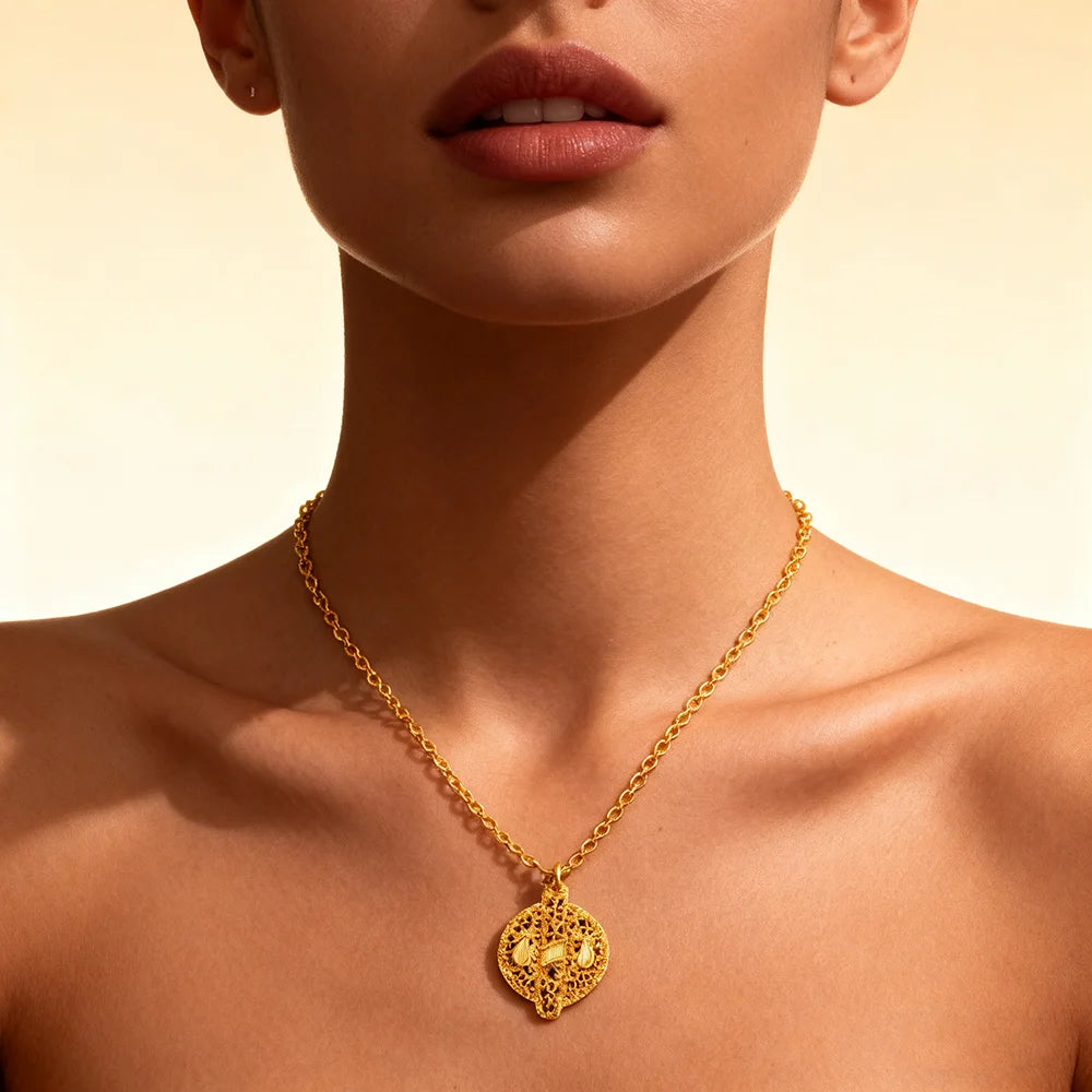 ethiopian jewelry set gold Necklace and earrings set for women 24k high quality plated jewelry sets weddings mother gifts