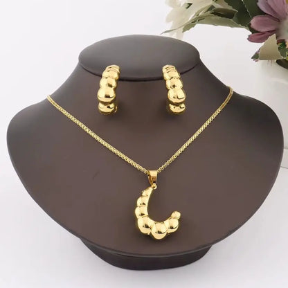 Brazil Earrings & Necklace Set for Women, Distinctive Wedding Party Anniversary Gift, Elegant Jewelry Women Set