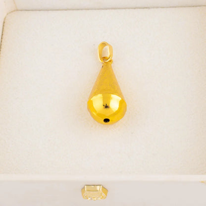 Gold Color Fashion Lion Water droplet Shape Pendant for Necklaces Copper Gold Plated Jewelry Accessories Wholesale