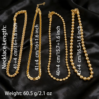 Plated Italian Dubai Style Bangle Ring Bracelet Jewelry Set for Women, Festive Gift