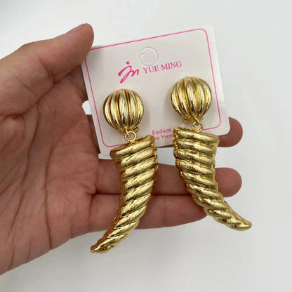 Dubai Jewelry Sets For Women Large Earrings and Pendant Necklace 2Pcs Set Nigeria Bridal Weddings Party Accessory Gifts